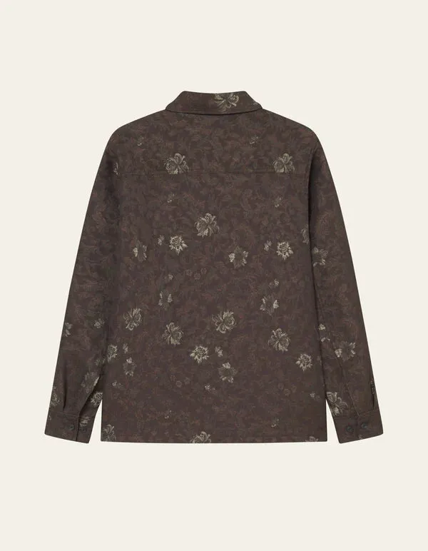 Kaleb Flower Jacquard Overshirt sold by Curio product image thumbnail 5
