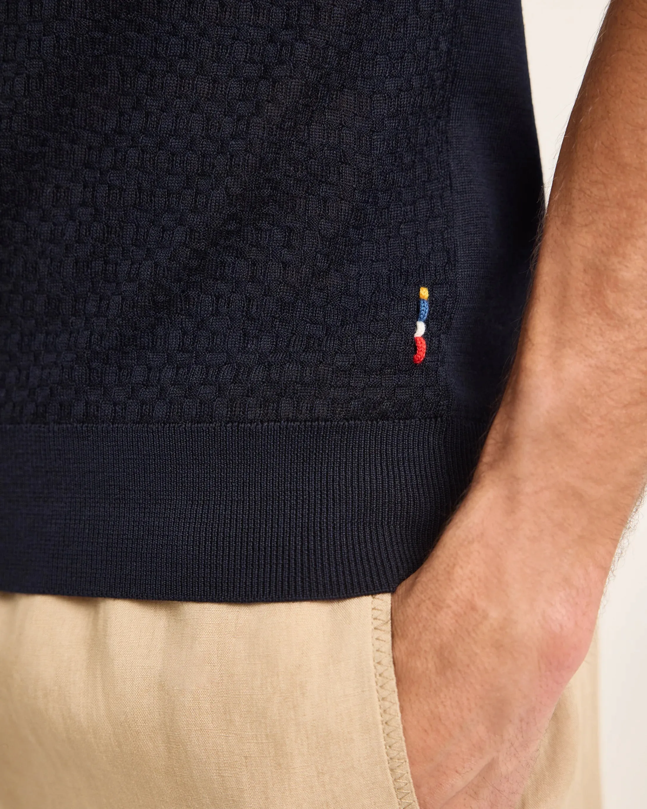 Horton Silk Cotton Solstice Polo sold by Curio product image thumbnail 3