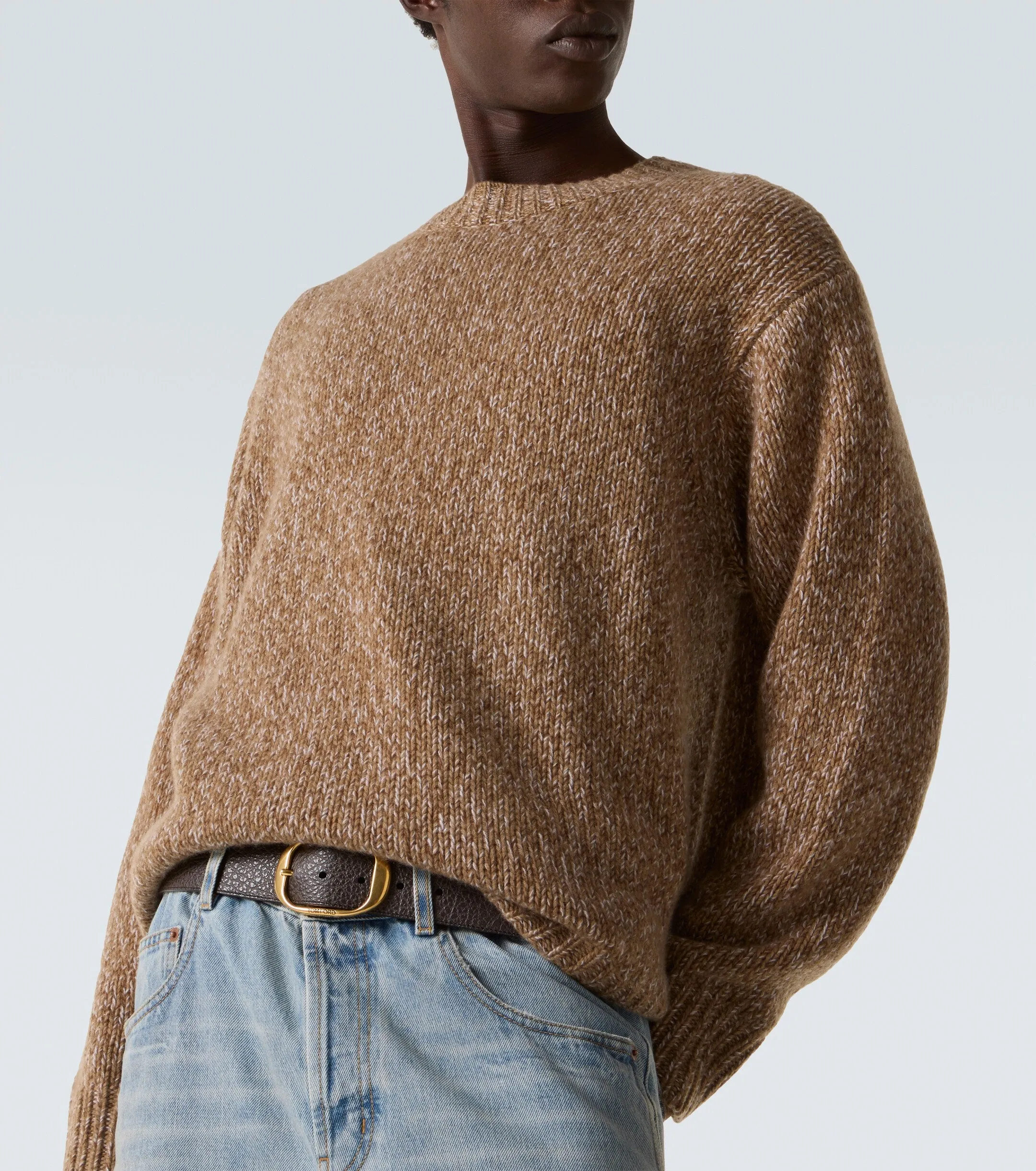 Alba Sweater Camel-White sold by Curio product image thumbnail 4