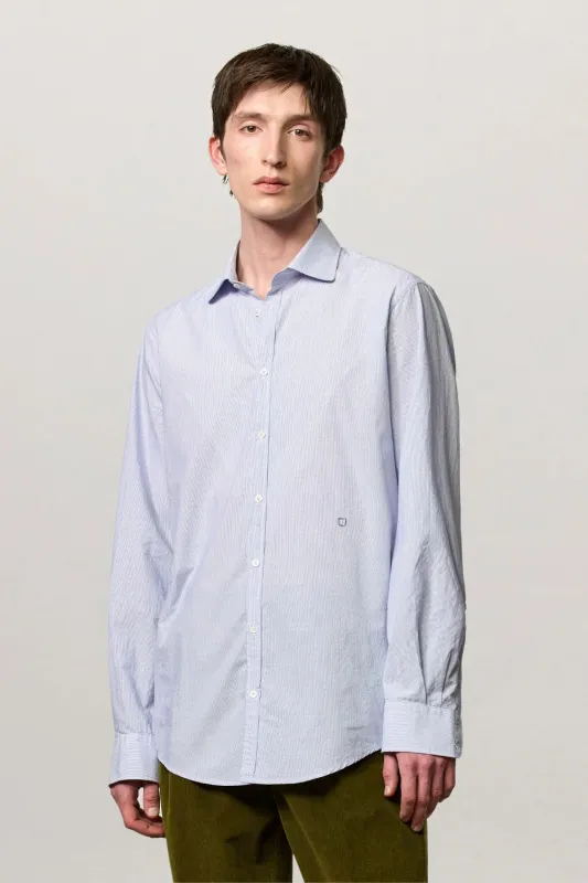 Canary Classic Shirt Azzurro made by Massimo Alba