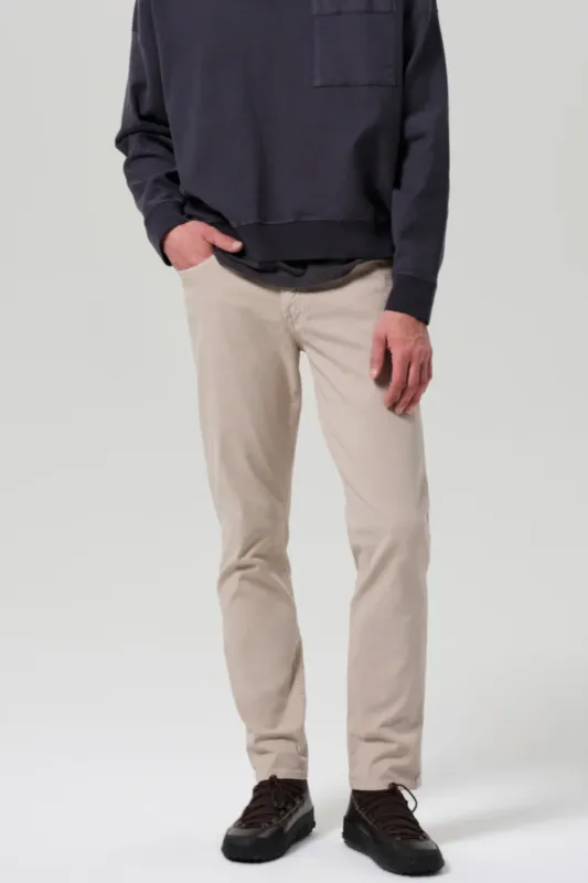 Gage Slim Straight Italian Canvas In Wheat sold by Curio