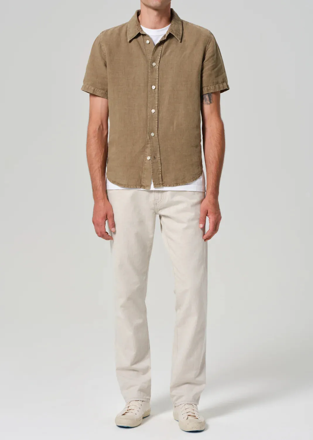 Elijah Relaxed Straight Linen Jeans sold by Curio product image thumbnail 5