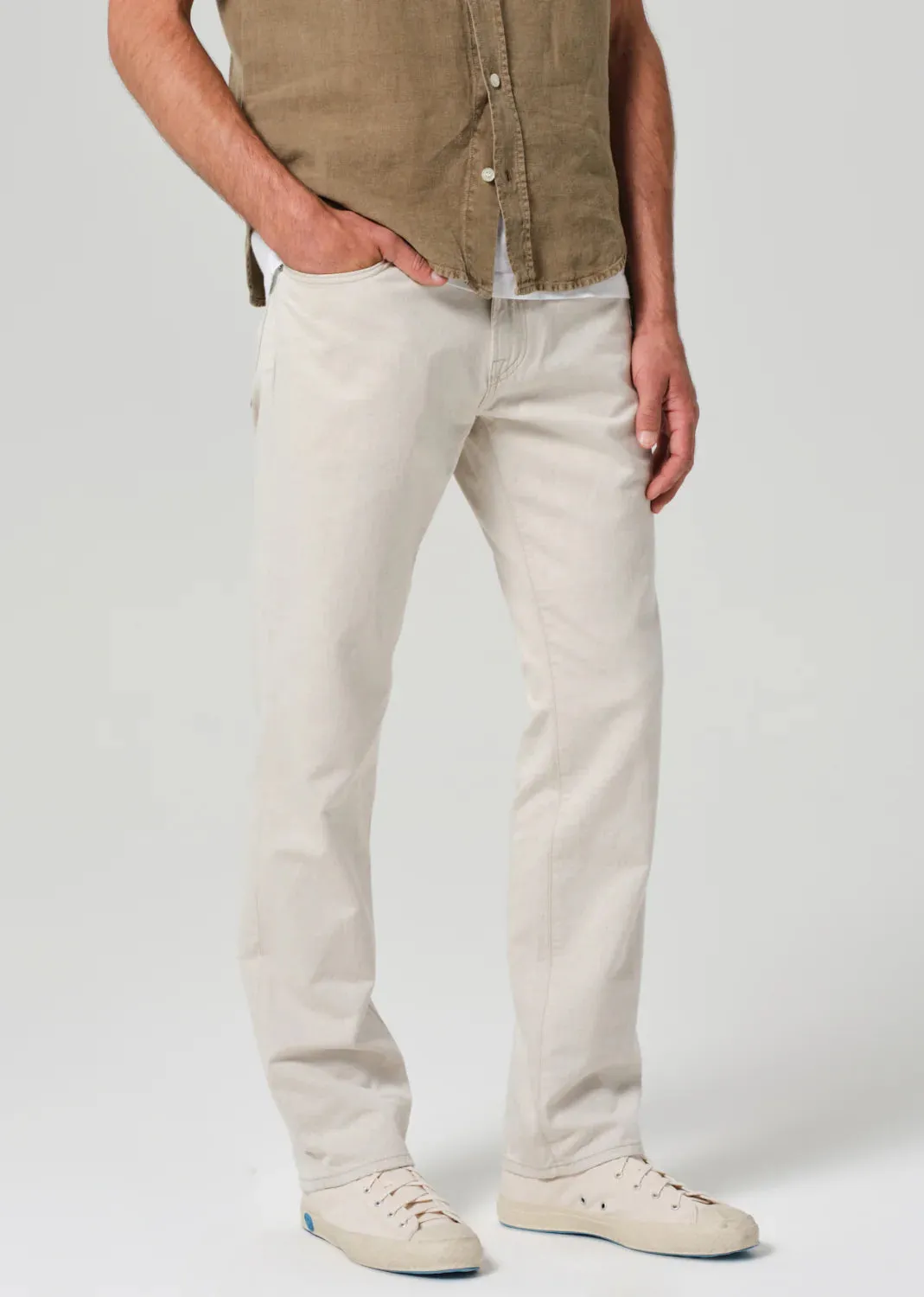 Elijah Relaxed Straight Linen Jeans sold by Curio product image thumbnail 4