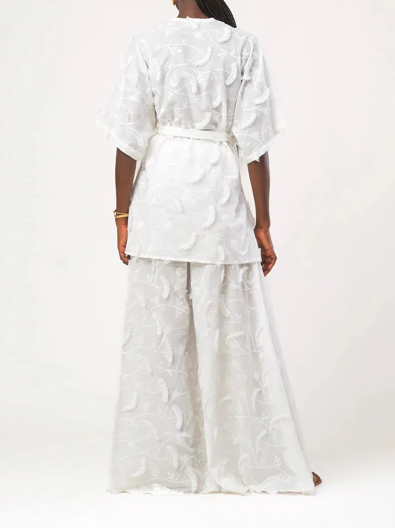 Cabana Kimono Kheff Blanc sold by Curio product image thumbnail 3