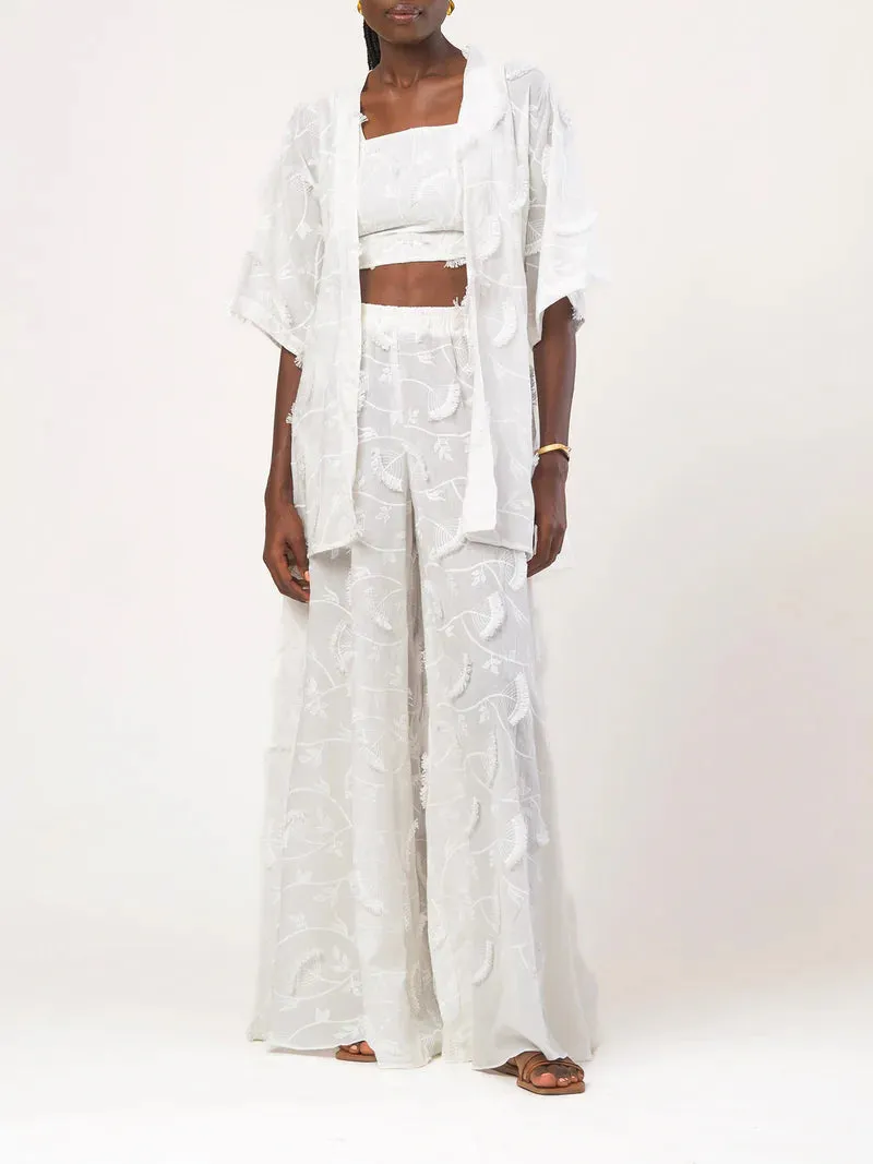 Cabana Kimono Kheff Blanc sold by Curio product image thumbnail 4