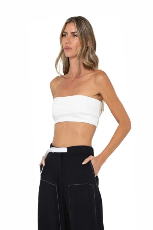 Jett Top White sold by Curio