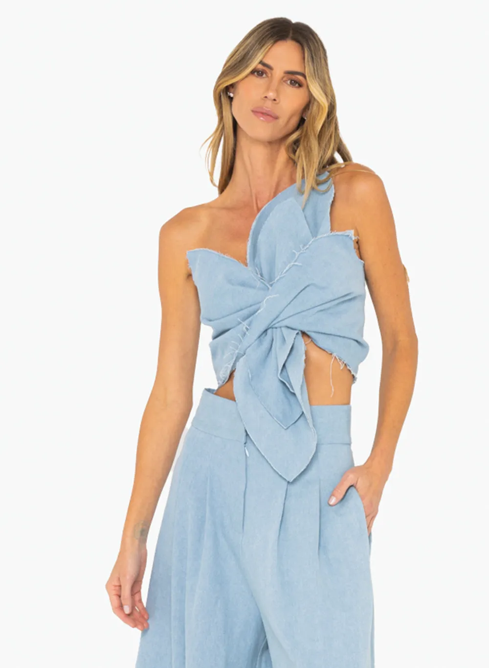 Orchid Denim Top sold by Curio product image thumbnail 2