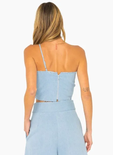 Orchid Denim Top sold by Curio product image thumbnail 3