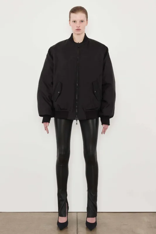 Reversible Bomber Jacket Black sold by Curio