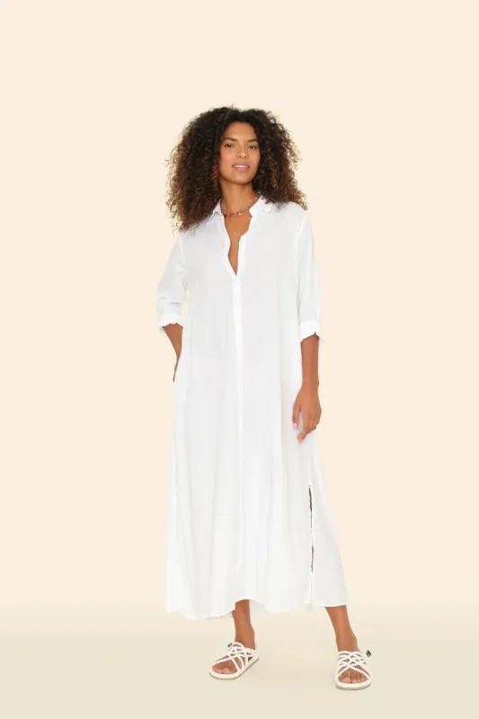 Boden Dress White sold by Curio