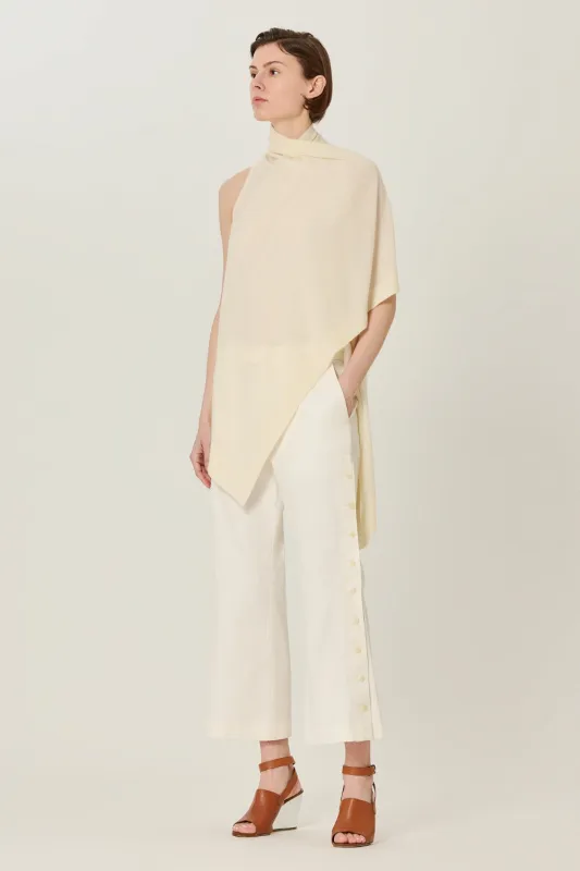 Two Ways Poncho Cardi Ivory sold by Curio