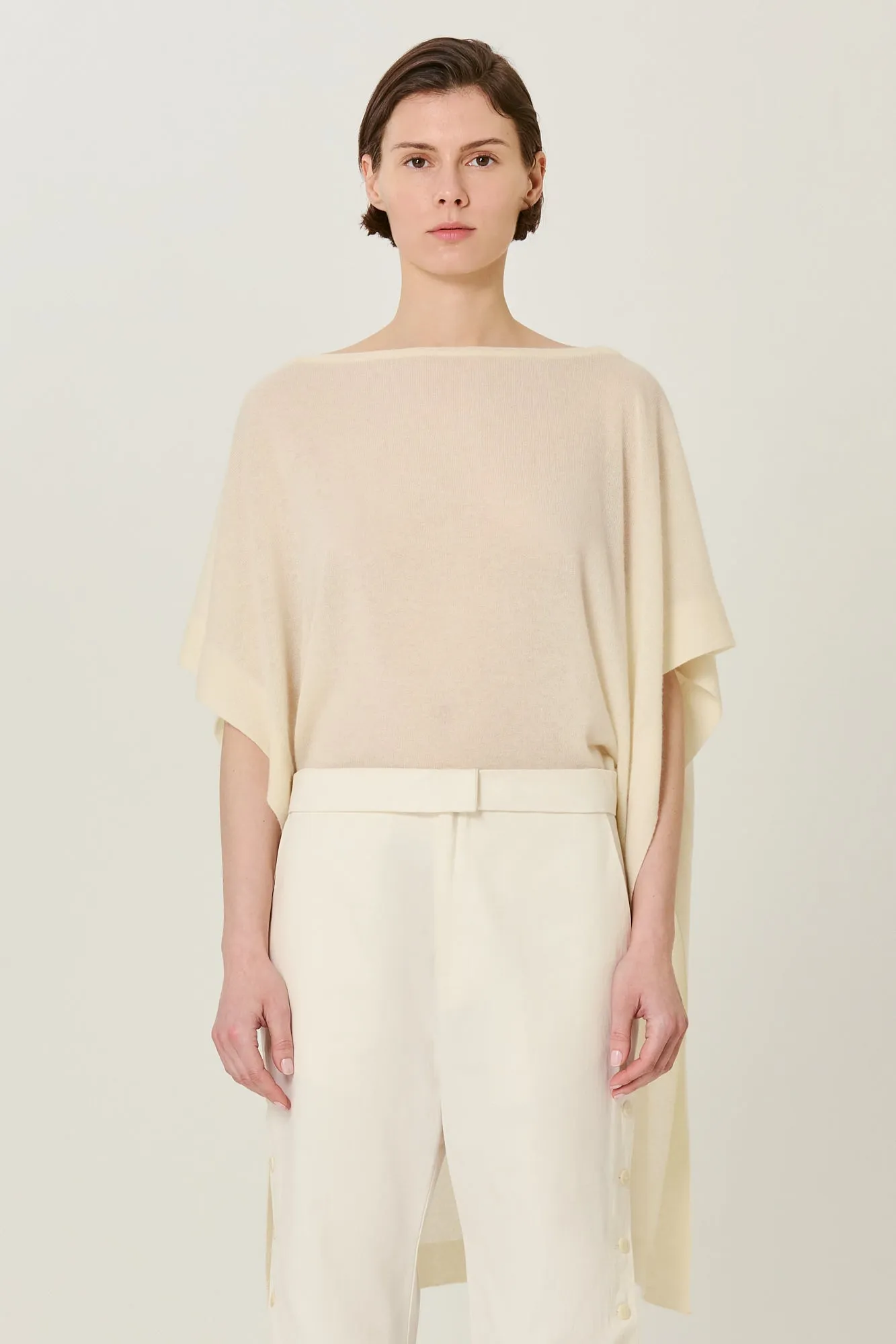 Two Ways Poncho Cardi Ivory sold by Curio product image thumbnail 5