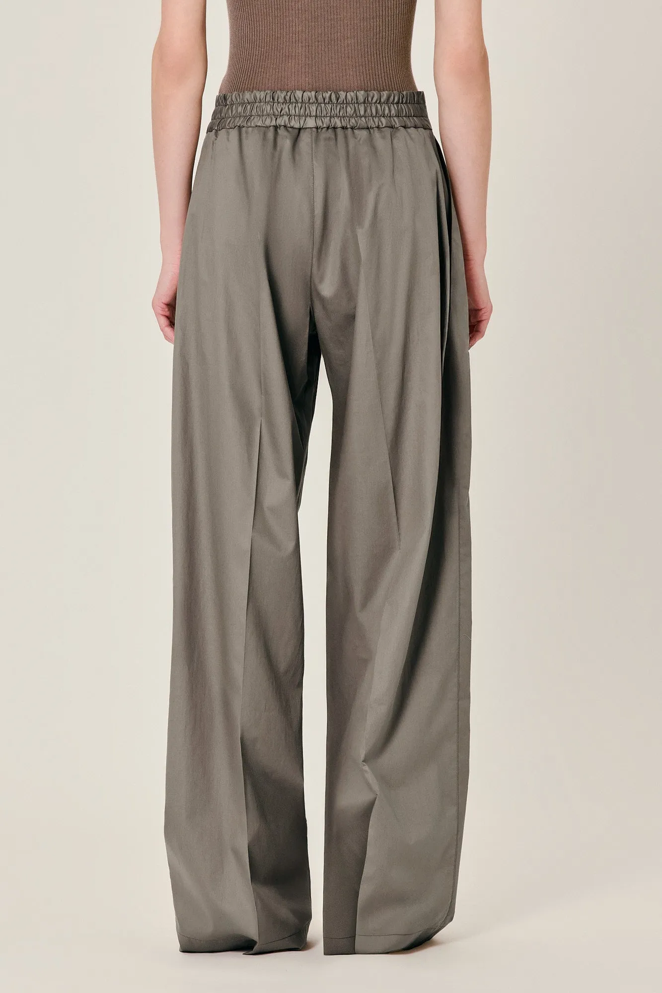 Petra Cotton Trousers Mud sold by Curio product image thumbnail 2