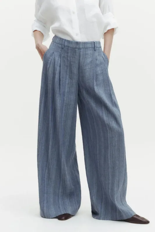 New Didi Pant in Linen Gabardine (Final Sale) sold by Curio