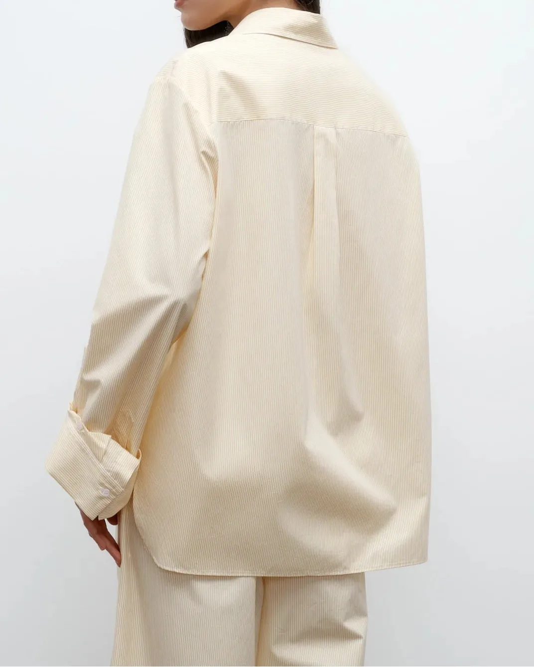 Next Morning Shirt In Cotton Banker Stripe sold by Curio product image thumbnail 5