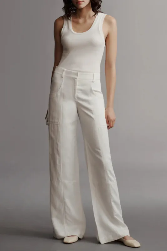 Chrystie Street Pant White sold by Curio