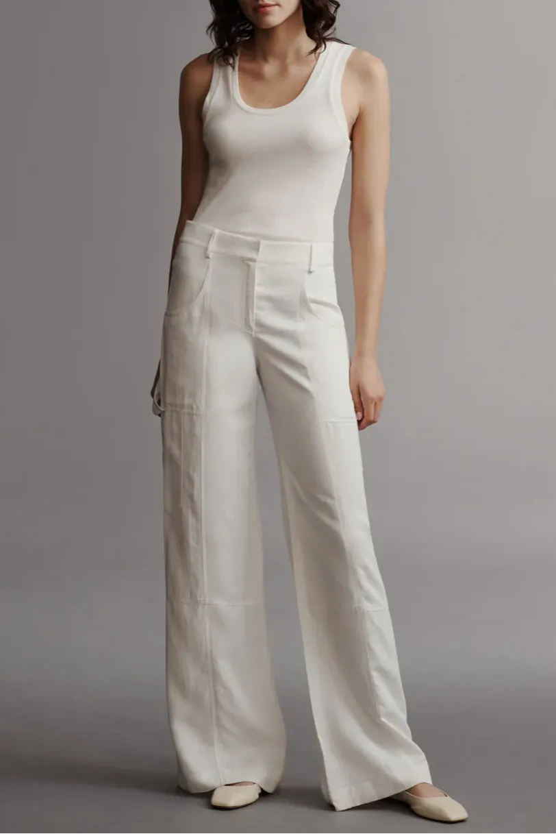 Chrystie Street Pant White sold by Curio