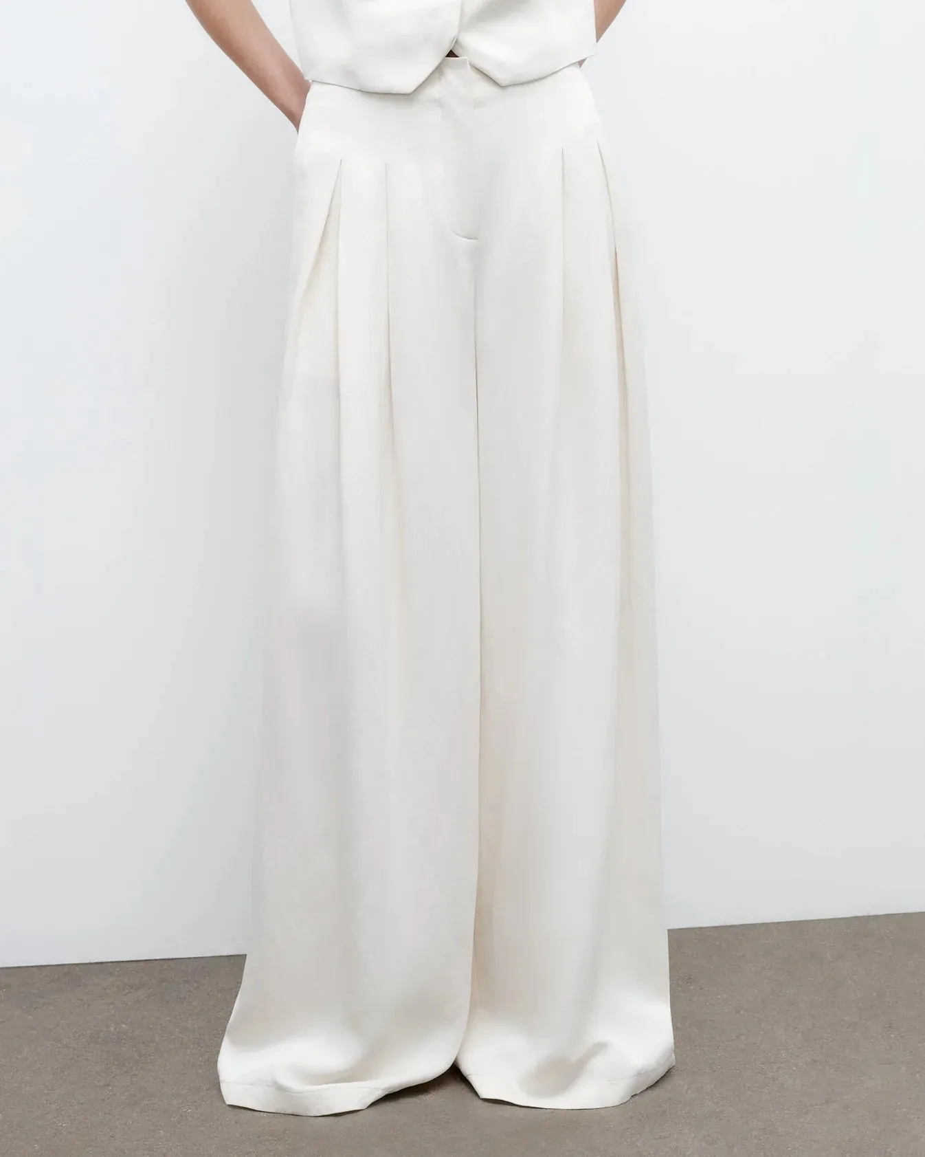 Drew Pant in Coated Viscose Linen sold by Curio product image thumbnail 4