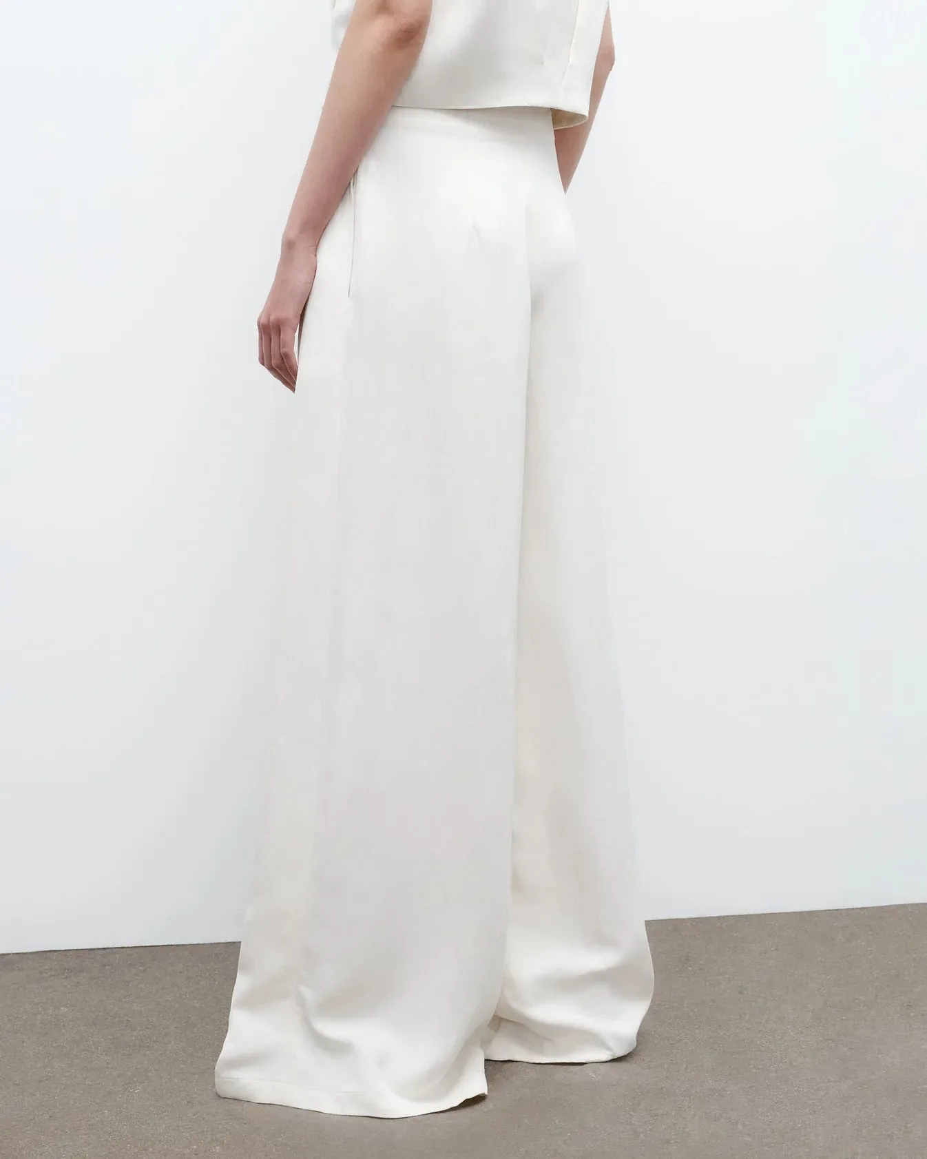 Drew Pant in Coated Viscose Linen sold by Curio product image thumbnail 2