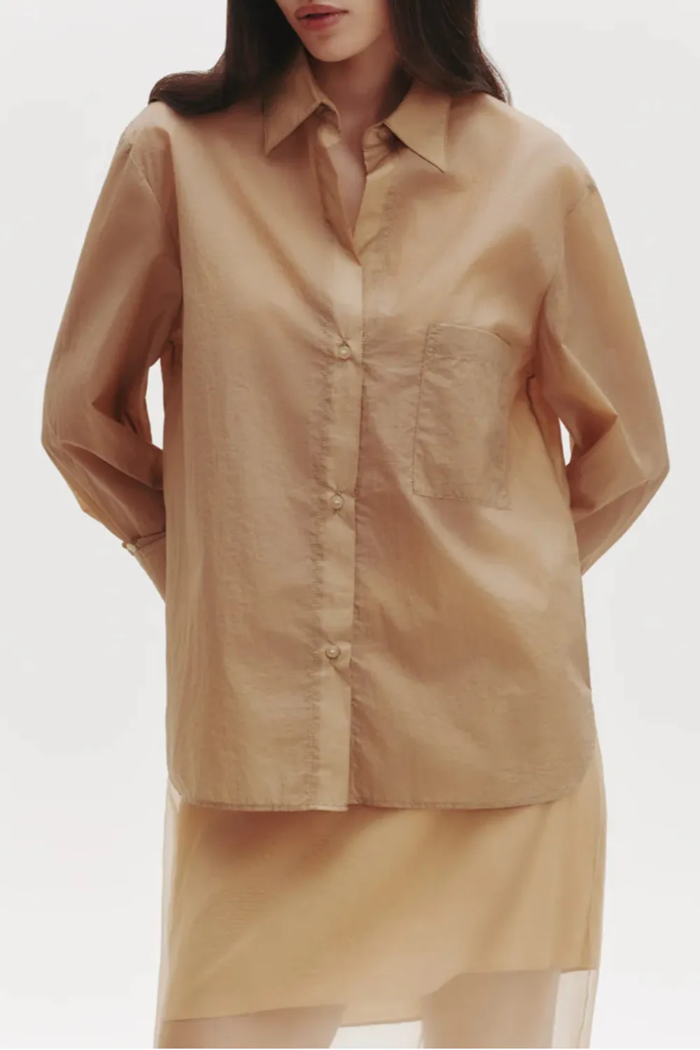 Next Morning Shirt Khaki sold by Curio