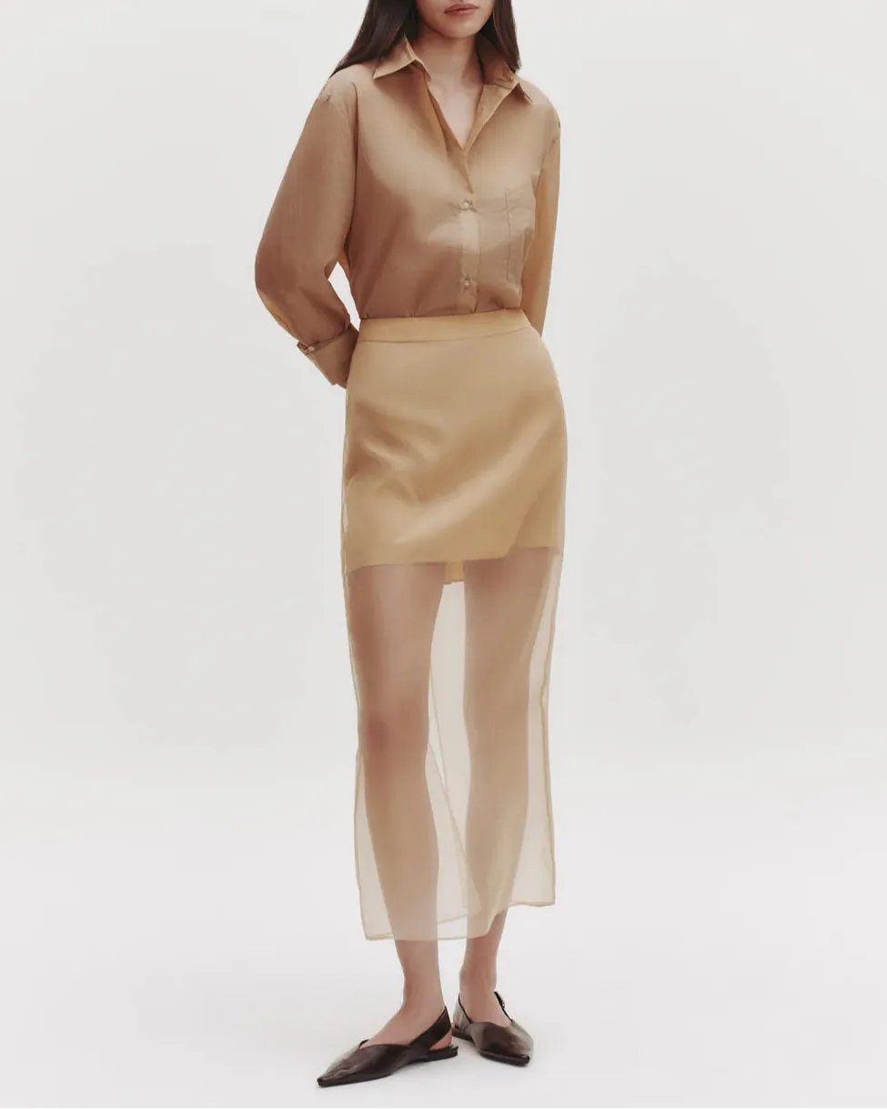 Next Morning Shirt Khaki sold by Curio product image thumbnail 3