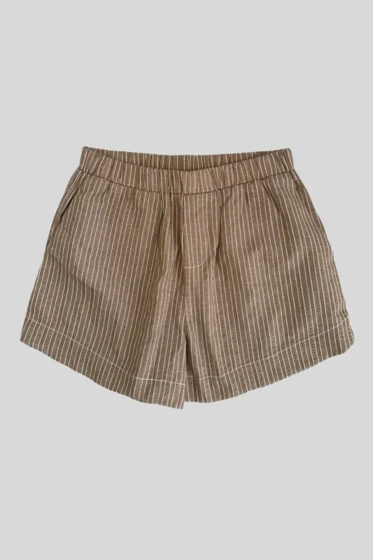Kyla Shorts Latte sold by Curio
