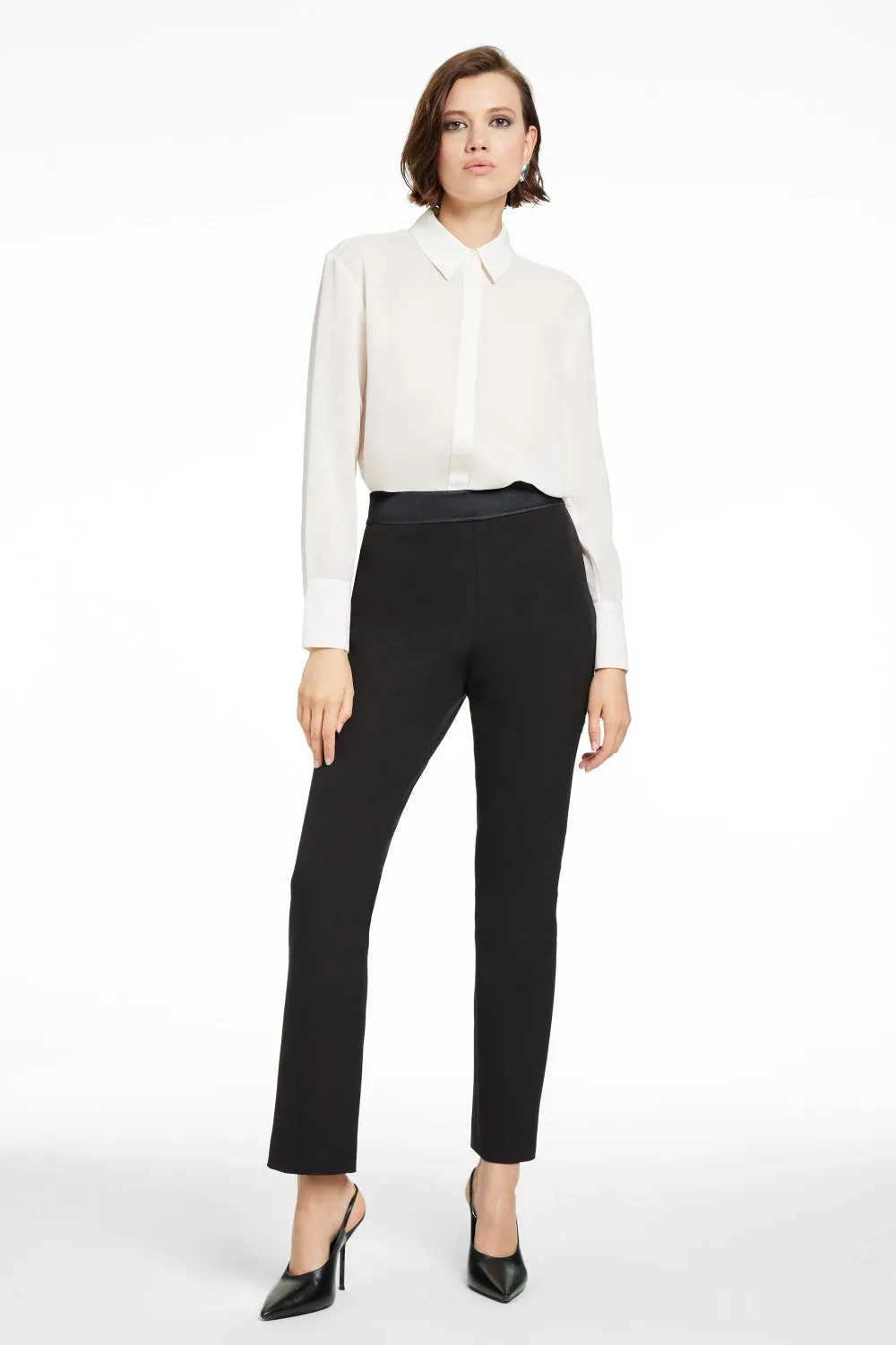 Carmela Cigarette Tuxedo Pant sold by Curio