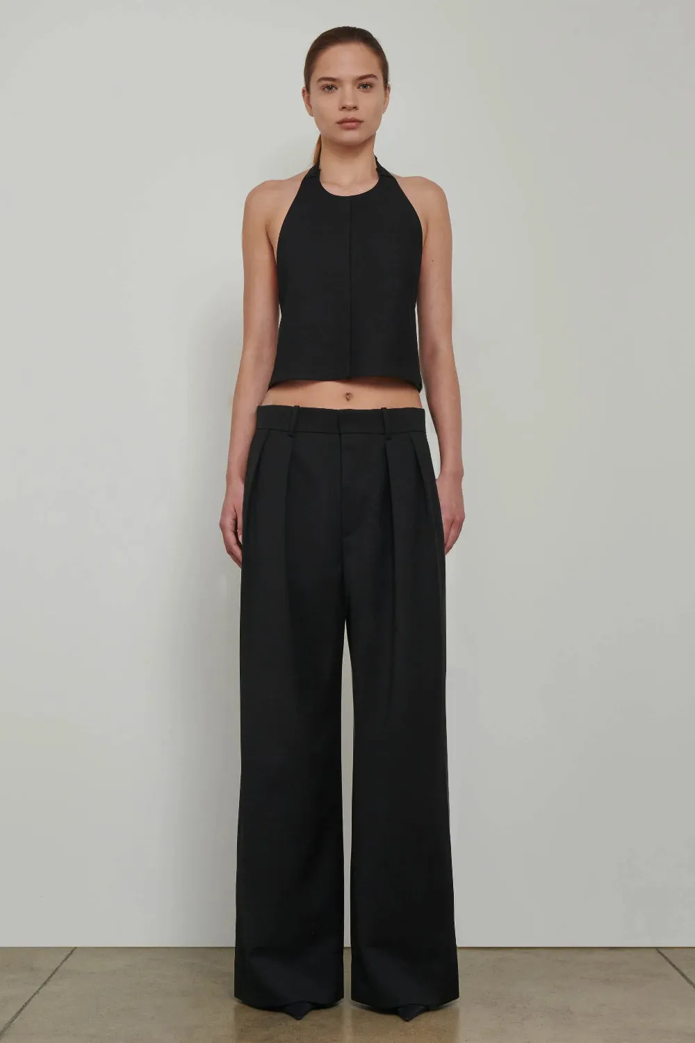 Low Rise Trouser Black sold by Curio