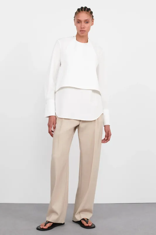 Layered Halter Shirt made by WARDROBE.NYC