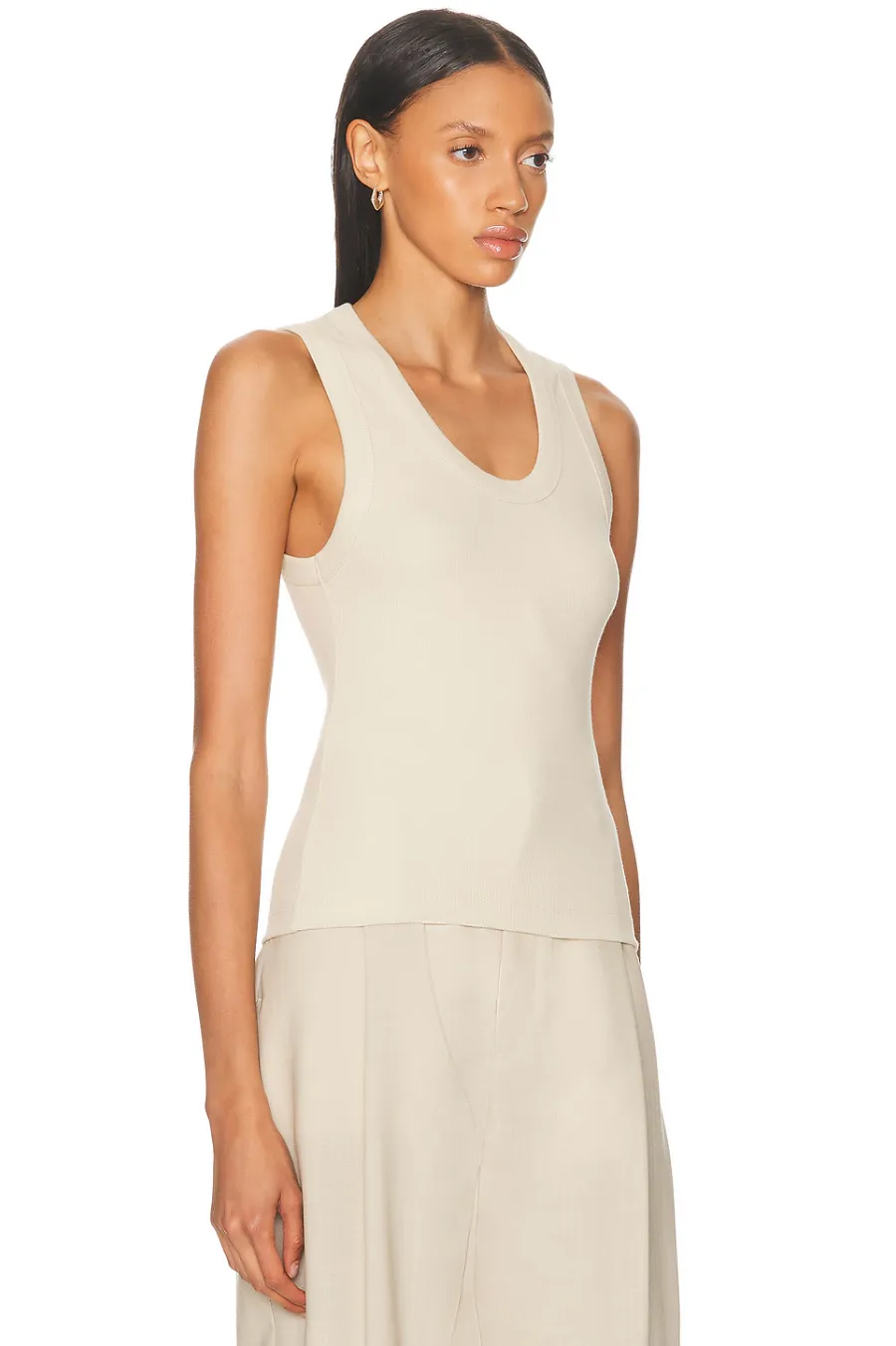 Scoop Neck Tank Sand sold by Curio product image thumbnail 3