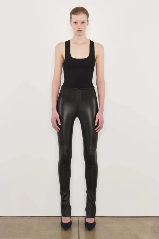 Crop Tank Black made by WARDROBE.NYC