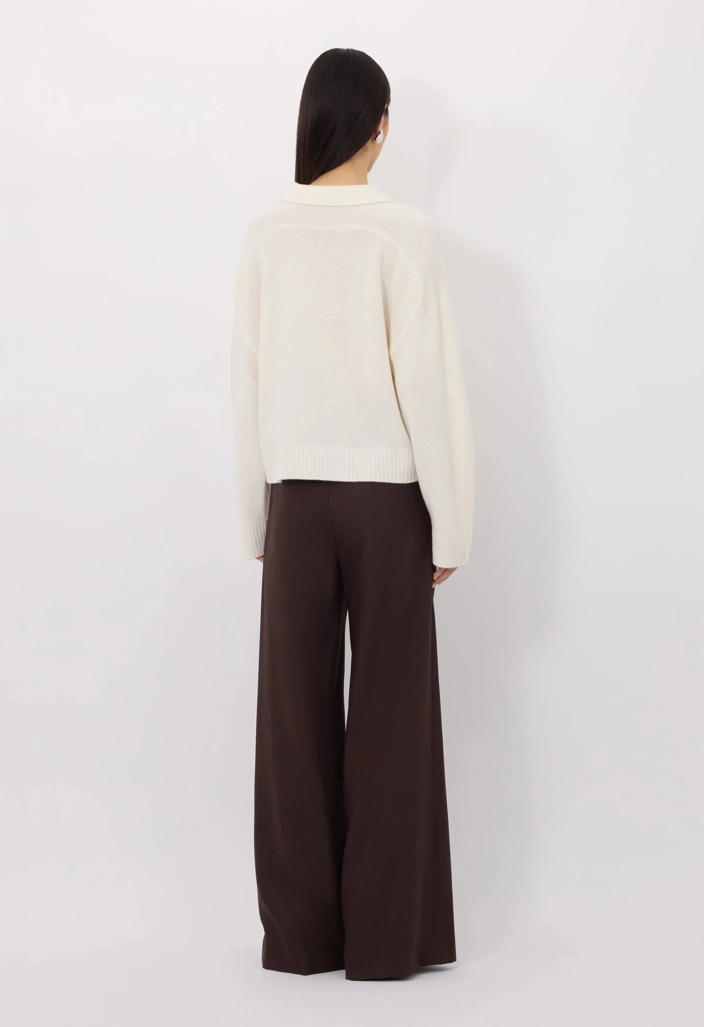 Homere LDS Cashmere Polo Ivory sold by Curio product image thumbnail 3