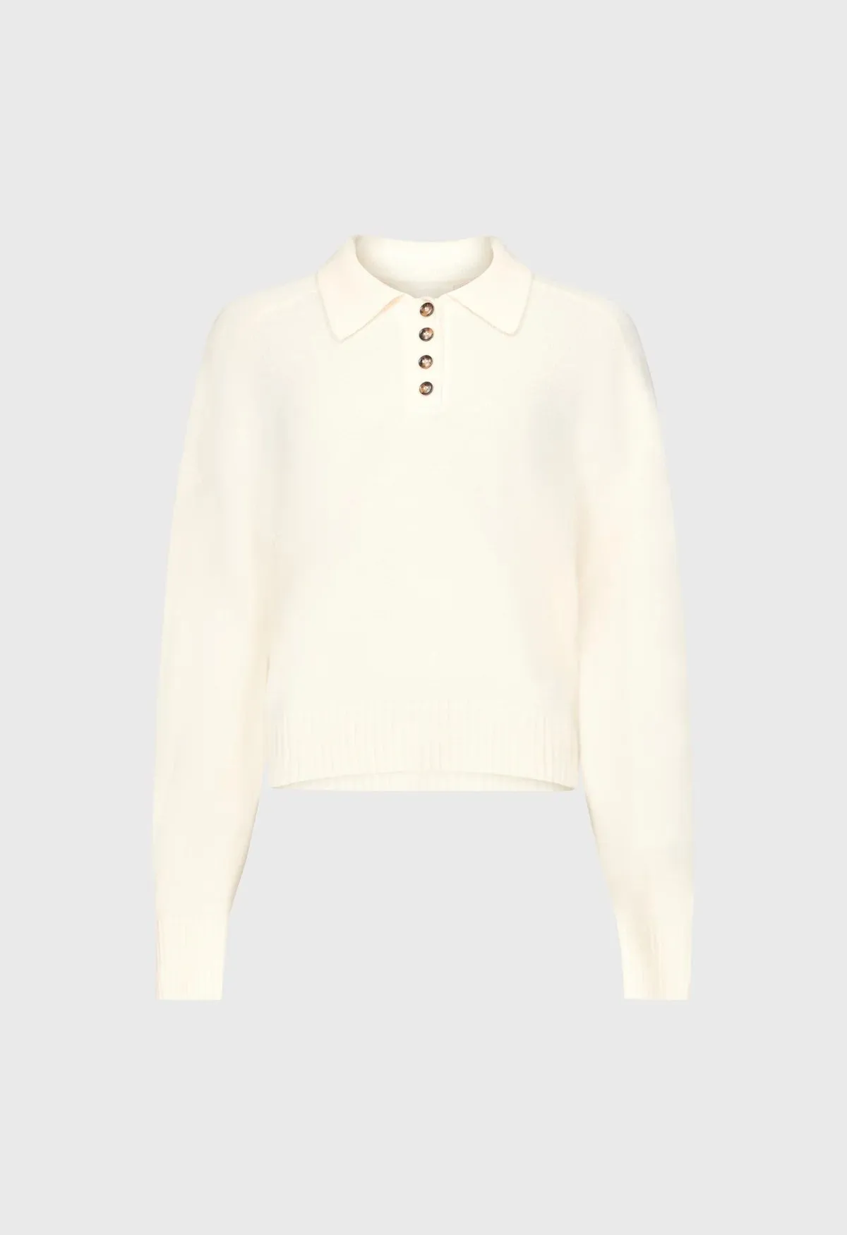 Homere LDS Cashmere Polo Ivory sold by Curio product image thumbnail 4