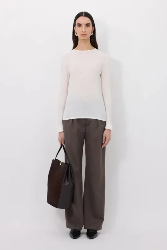 Ortigia LDS LS Tee Ivory sold by Curio