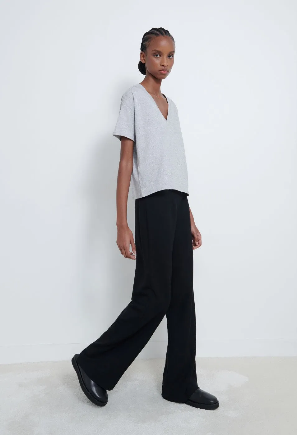 FAAA LDS V-Neck T-Shirt Grey Melange sold by Curio product image thumbnail 3