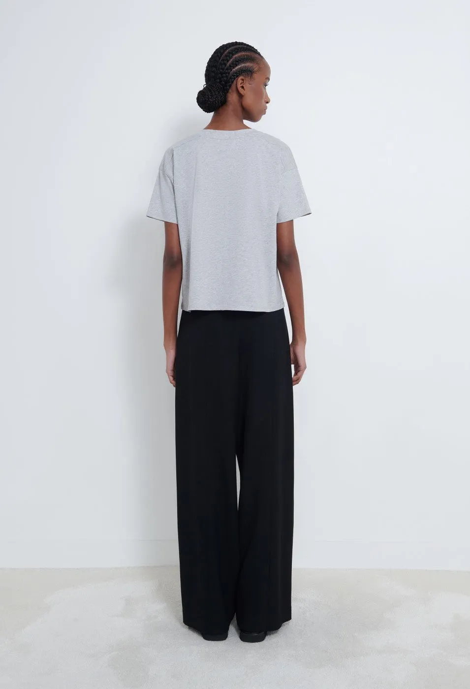 FAAA LDS V-Neck T-Shirt Grey Melange sold by Curio product image thumbnail 2