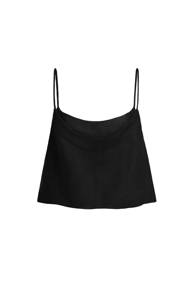 Flared Cami Top Black sold by Curio product image thumbnail 4