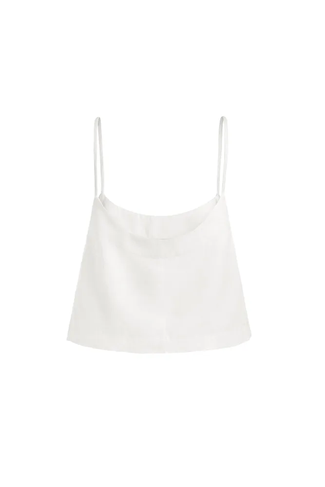 Flared Cami White sold by Curio product image thumbnail 3