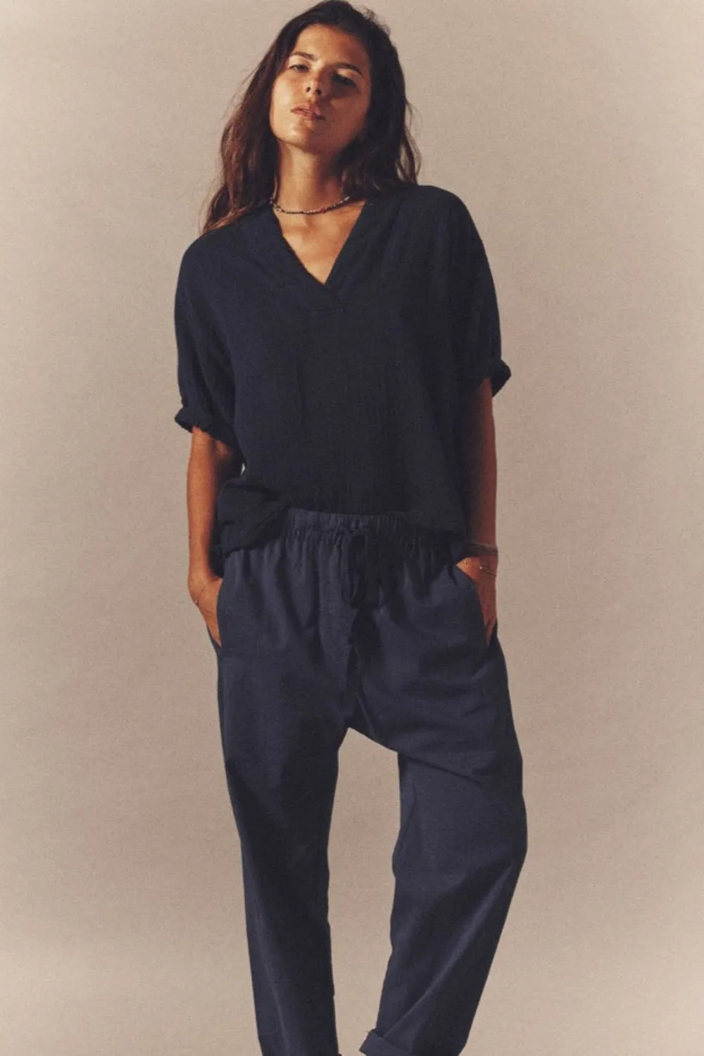 Draper Pant Navy sold by Curio product image thumbnail 4