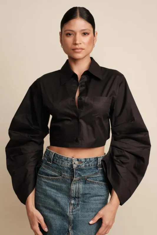 Raquel Top Black sold by Curio