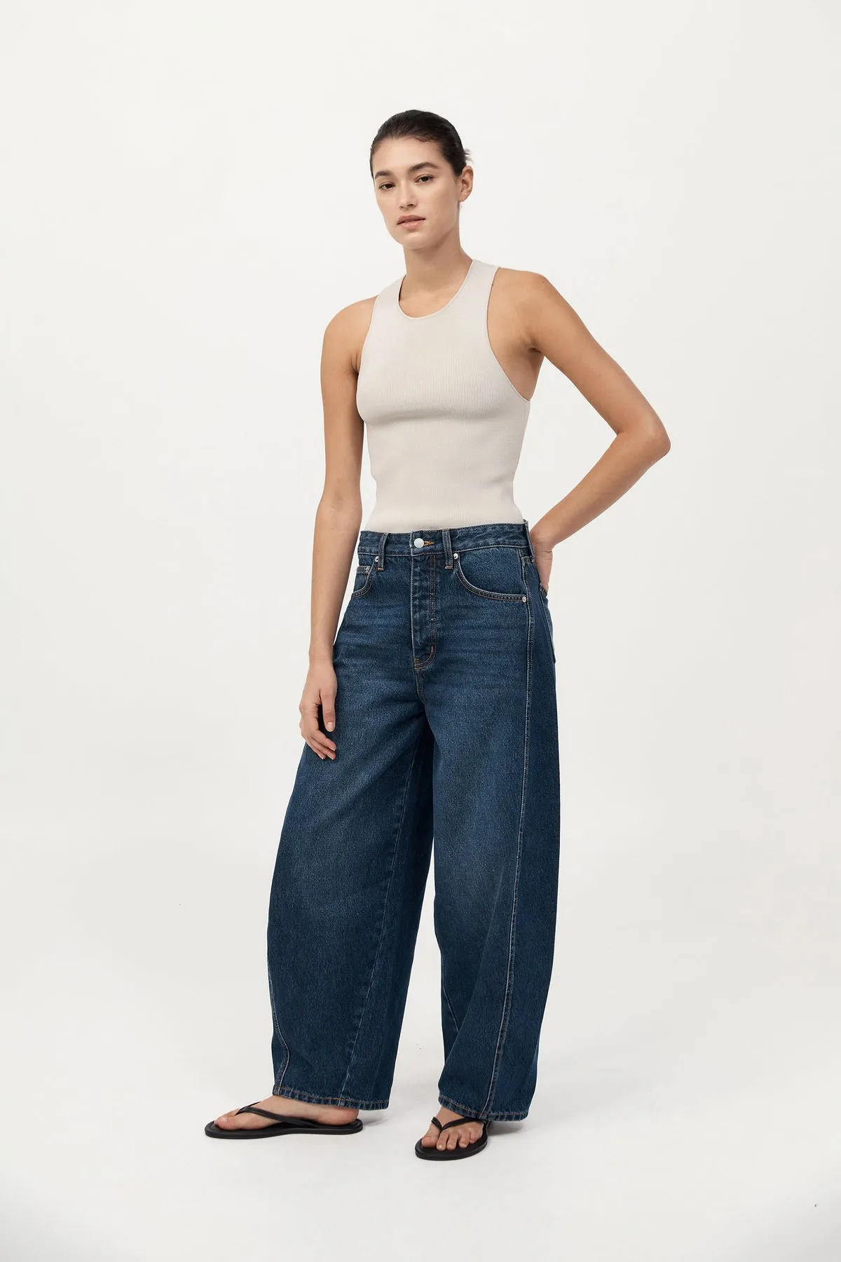 Sculpted Knit Top Silver sold by Curio product image thumbnail 3