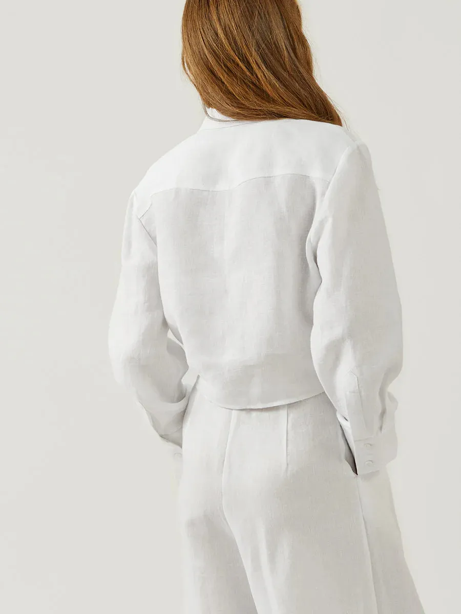 Anabela Shirt White sold by Curio product image thumbnail 2