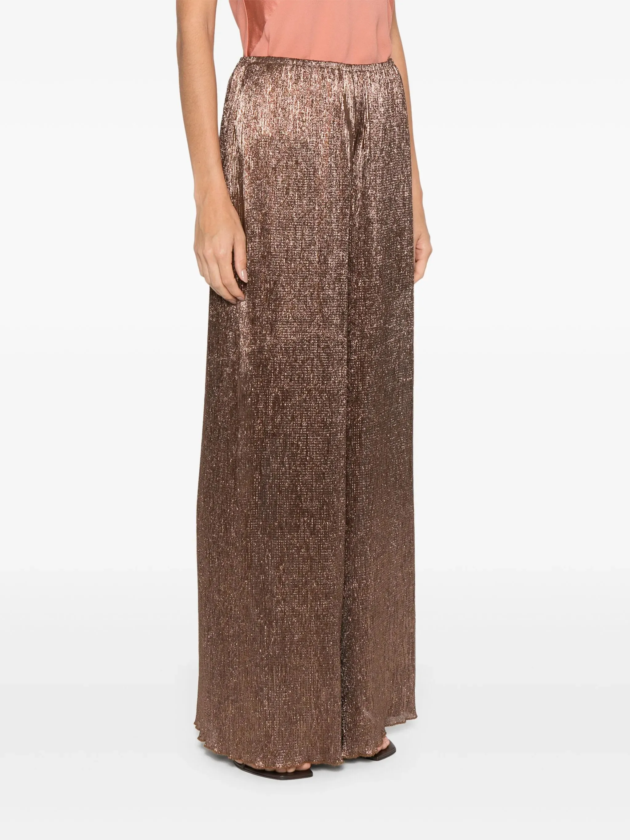 Froisse Lame Regular Waist Palazzo Pants (Final Sale) sold by Curio product image thumbnail 2