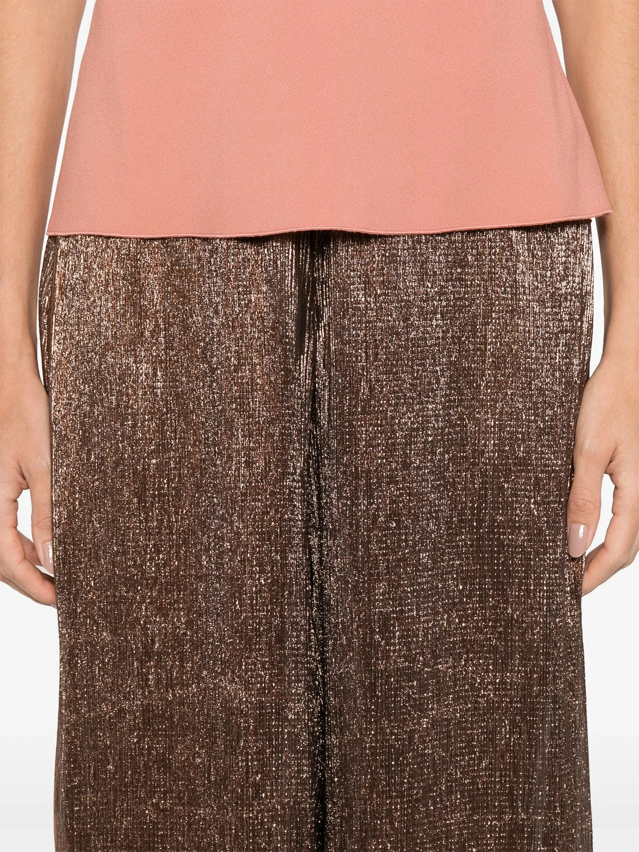 Froisse Lame Regular Waist Palazzo Pants (Final Sale) sold by Curio product image thumbnail 4