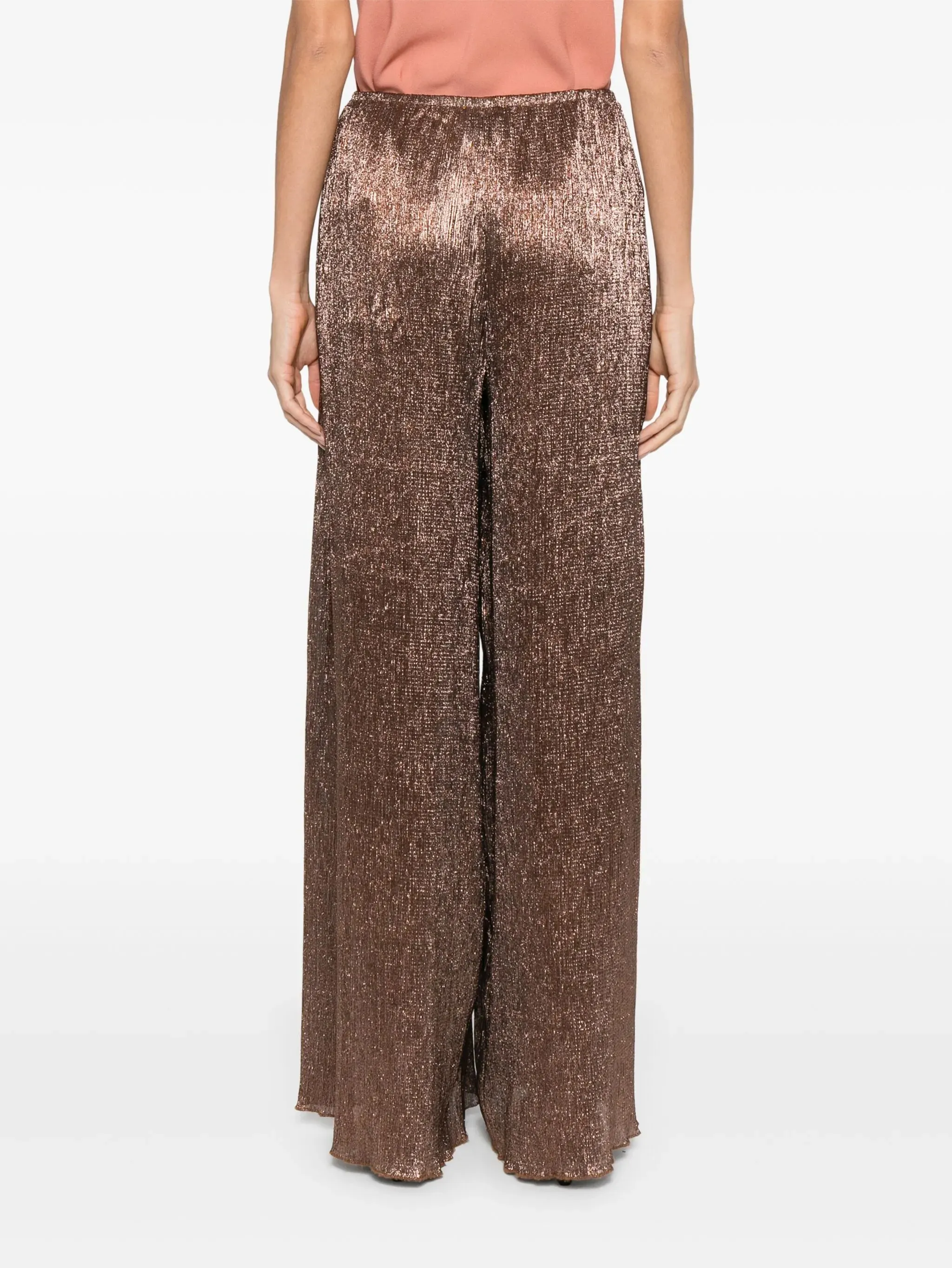 Froisse Lame Regular Waist Palazzo Pants (Final Sale) sold by Curio product image thumbnail 3