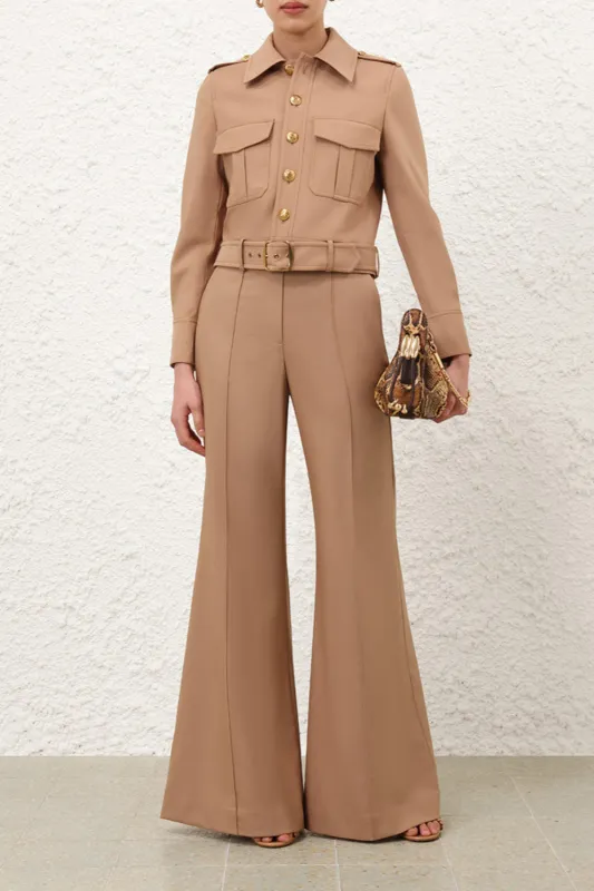 Hypnotic Stretch Wool Flare sold by Curio