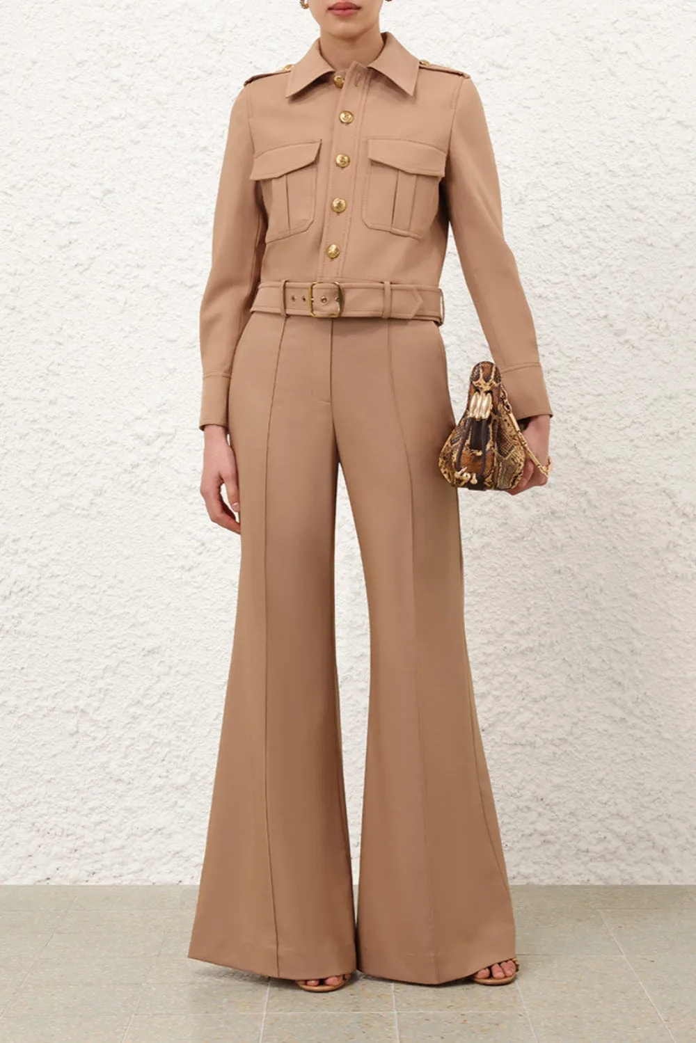 Hypnotic Stretch Wool Flare sold by Curio