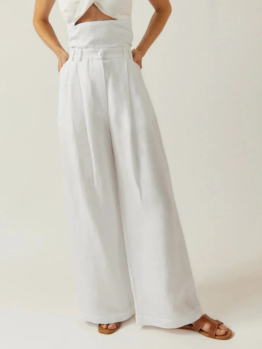 Alma Trousers White sold by Curio product image thumbnail 2