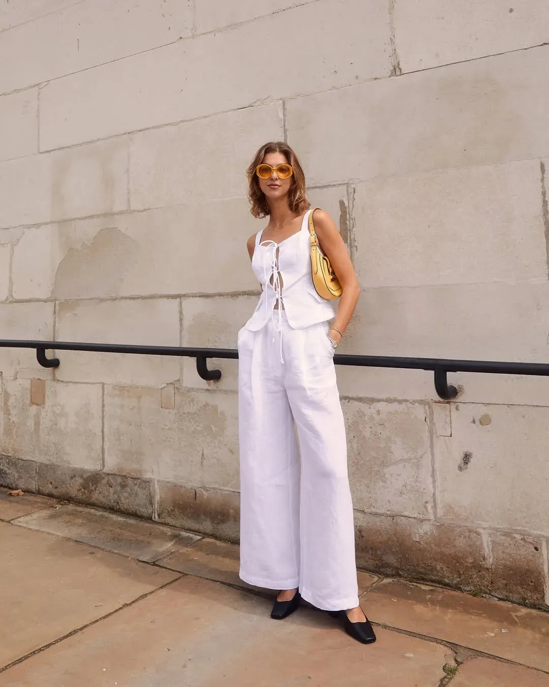 Alma Trousers White sold by Curio product image thumbnail 4