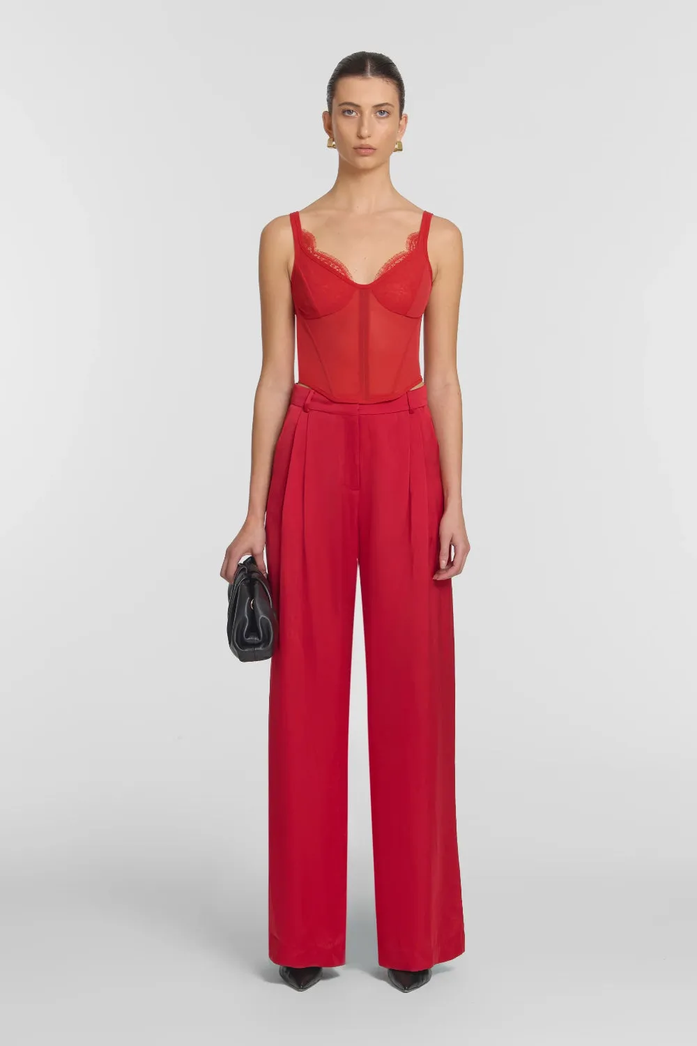 Whirlwind Pant Sunset Red sold by Curio